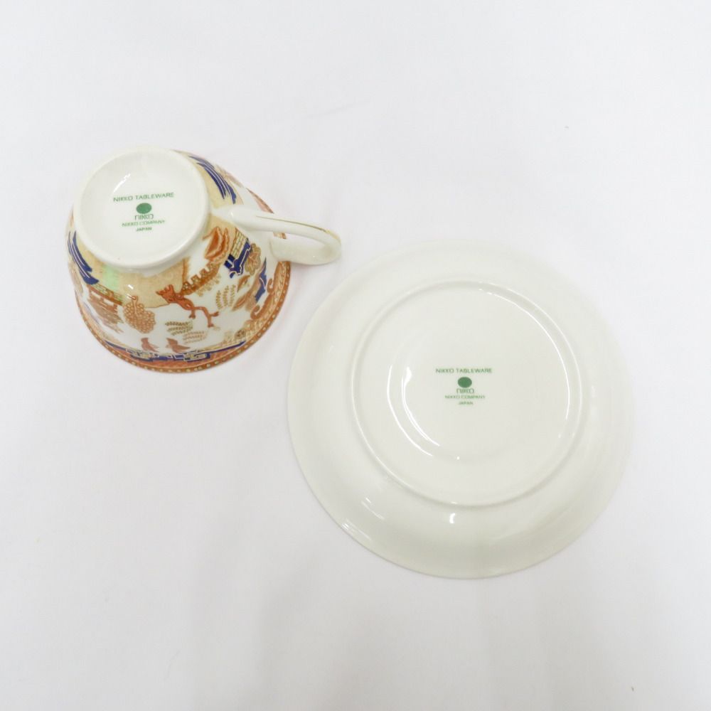 NIKKO ニッコー 食器 ウィローパターン 錦山水 カップ＆ソーサー