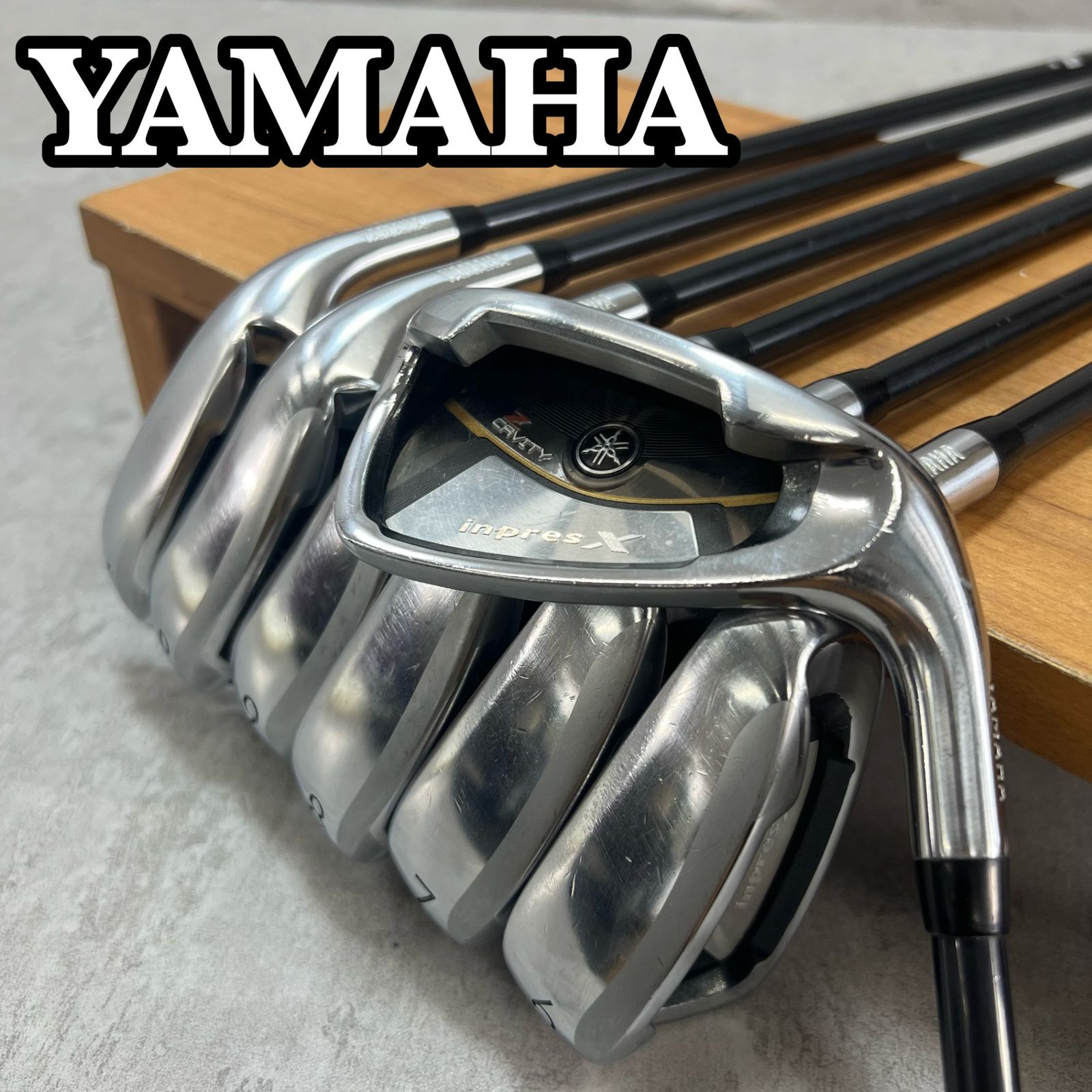 ヤマハ インプレスX Zキャビティ メンズゴルフ アイアンセット 7本 右利き用 R YAMAHA inpres CAVITY