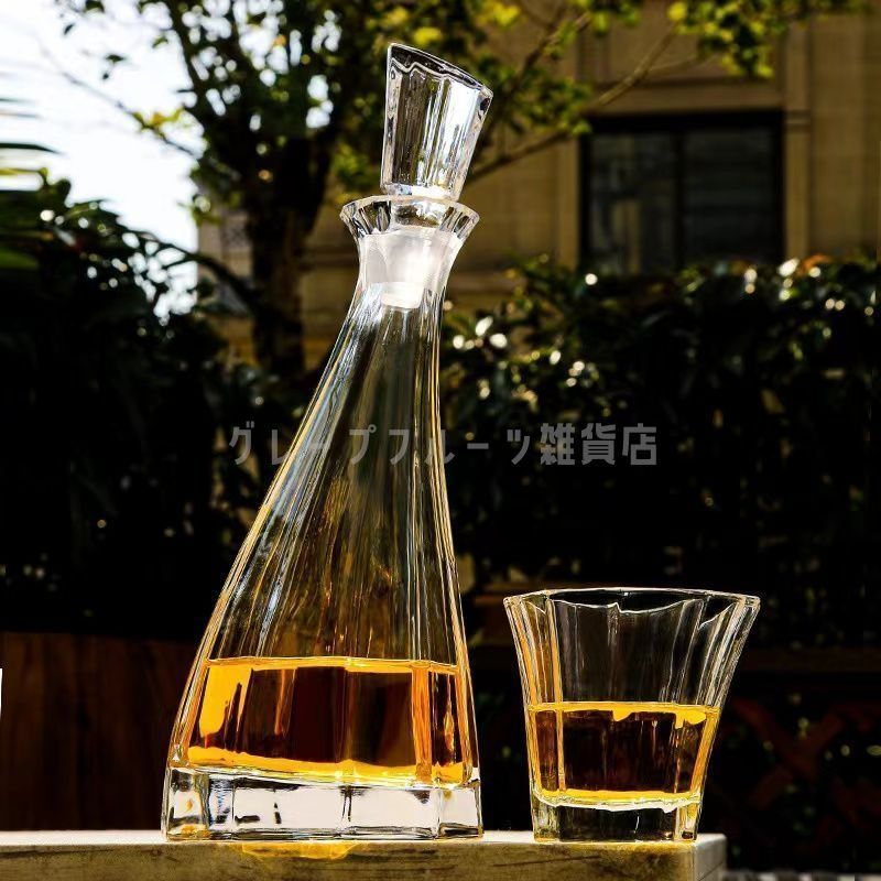 新品・未使用】☆800ml ウイスキーデカンタ 酒デキャンタ