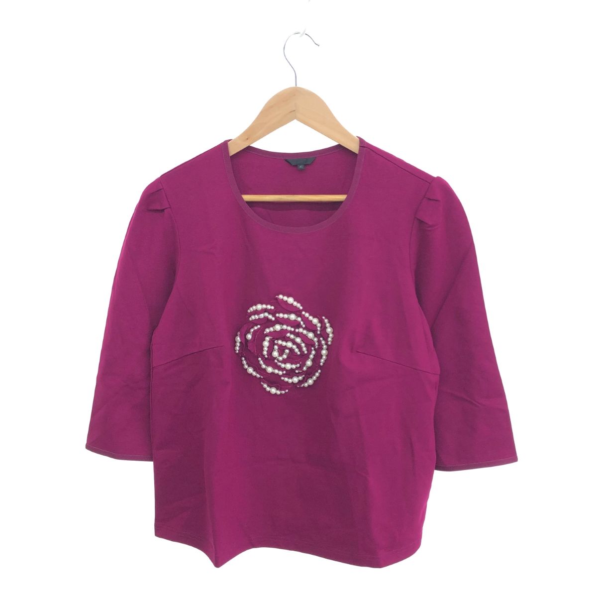 TO BE CHIC トゥービーシック お花モチーフ カットソー サイズ:46 