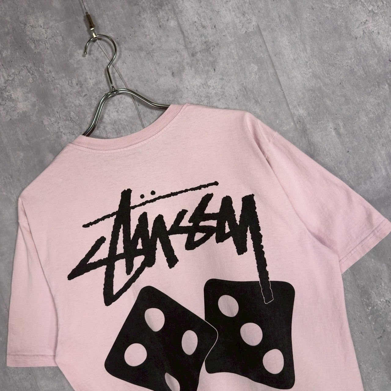 Stüssy ダイスプリント Tシャツ Mサイズ STUSSY diceロゴプリント 半袖Tシャツ | street＊style