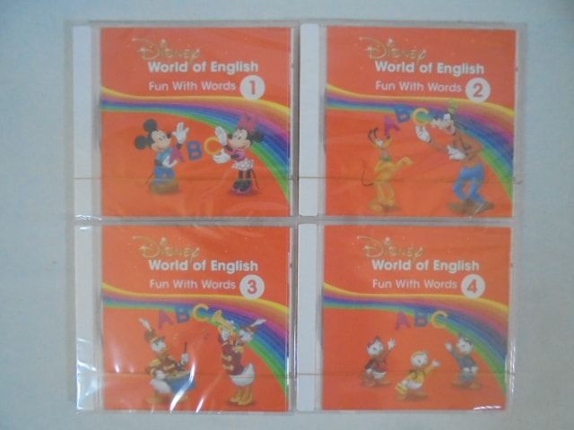 Disney World of English 4冊 マジックペン対応 再生・動作保証あり＊@h7275【2022年10月6日発売 最新版】DWE