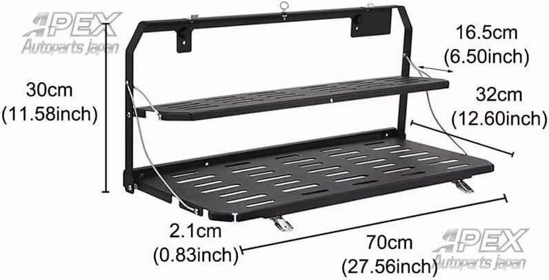 二層式収納ラック