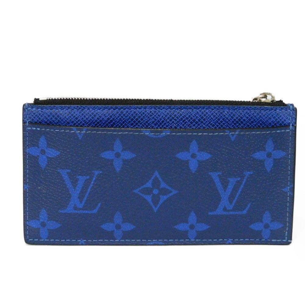 LOUIS VUITTON ルイ・ヴィトン コイン カード ホルダー LVロゴ フラワー ブルー カードケース 小銭入れ 財布 コンパクトウォレット  RFID タイガラマ モノグラム コバルト コインケース M30270 - メルカリ