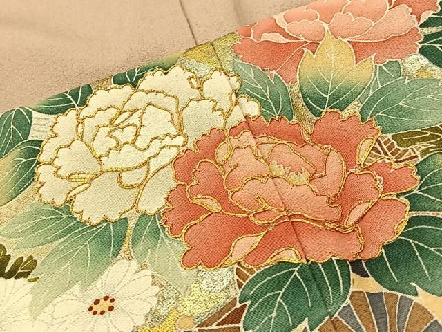 平和屋着物○豪華色留袖 作家物 草花文 暈し染め 正絹 逸品