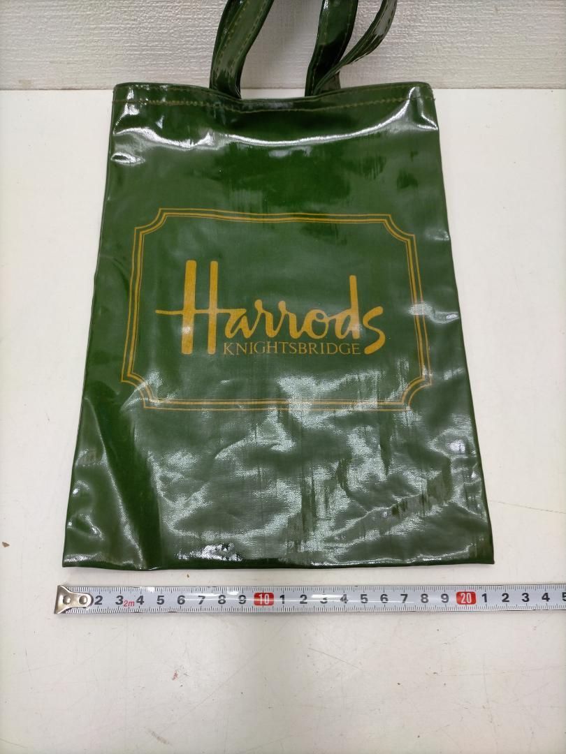 Harrods ハロッズ トートバッグ × 2（グリーン・テディベア