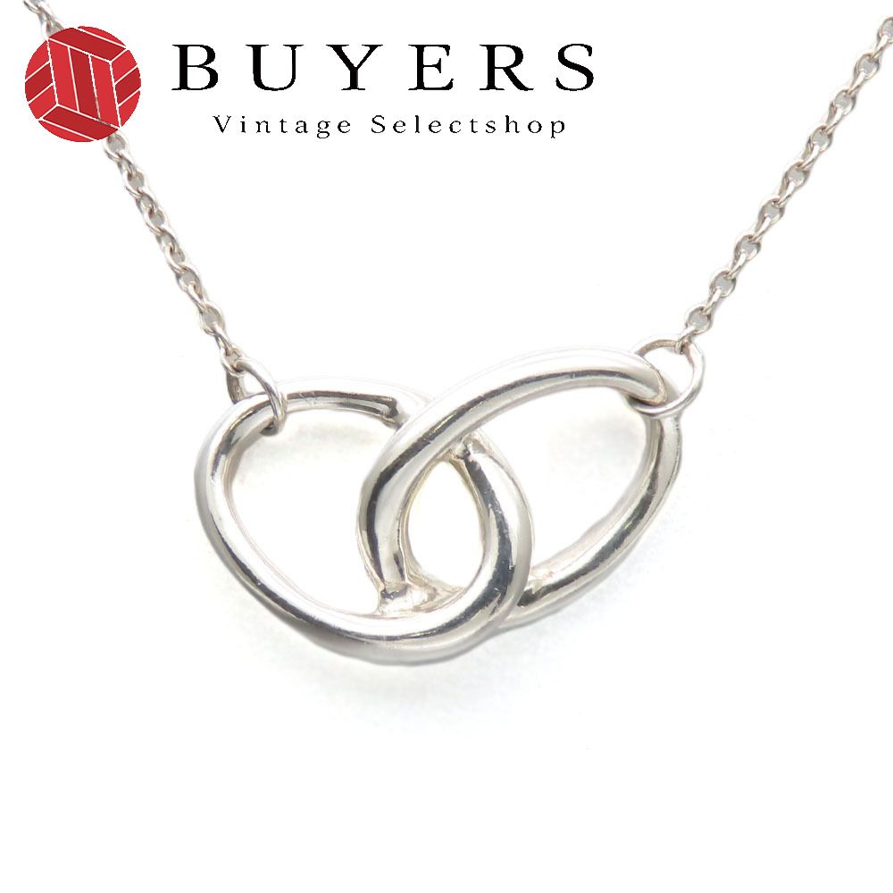 美品 ティファニー Tiffany&Co. ダブルループ ネックレス シルバー 楽天市場】【送料無料】 ティファニー ダブルループ ネックレス