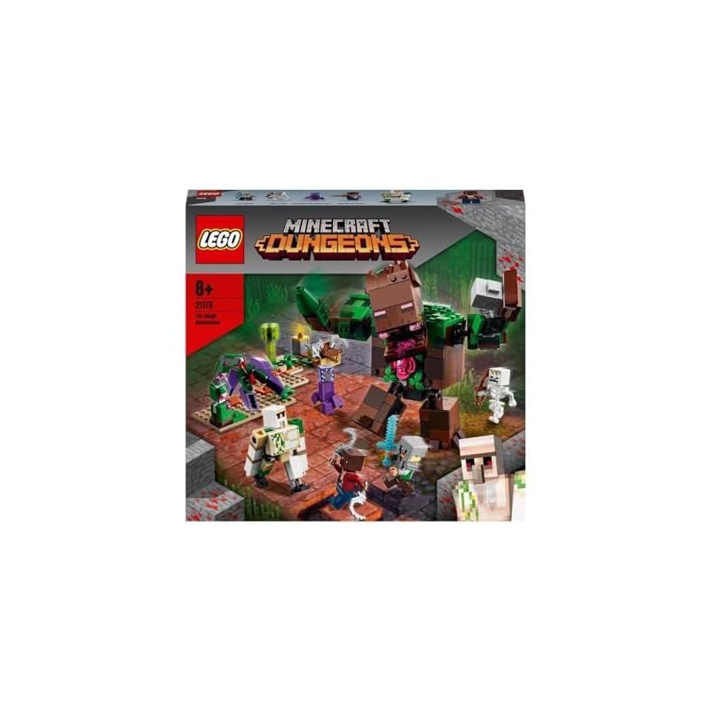 レゴ LEGO マインクラフト ジャングルの魔物 21176 おもちゃ ブロック プレゼント テレビゲーム 男の子 女の子 8歳以上 0