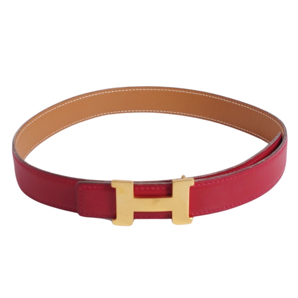 美品 Vintage エルメス HERMES 94年 レザーベルト リバーシブル - メルカリ
