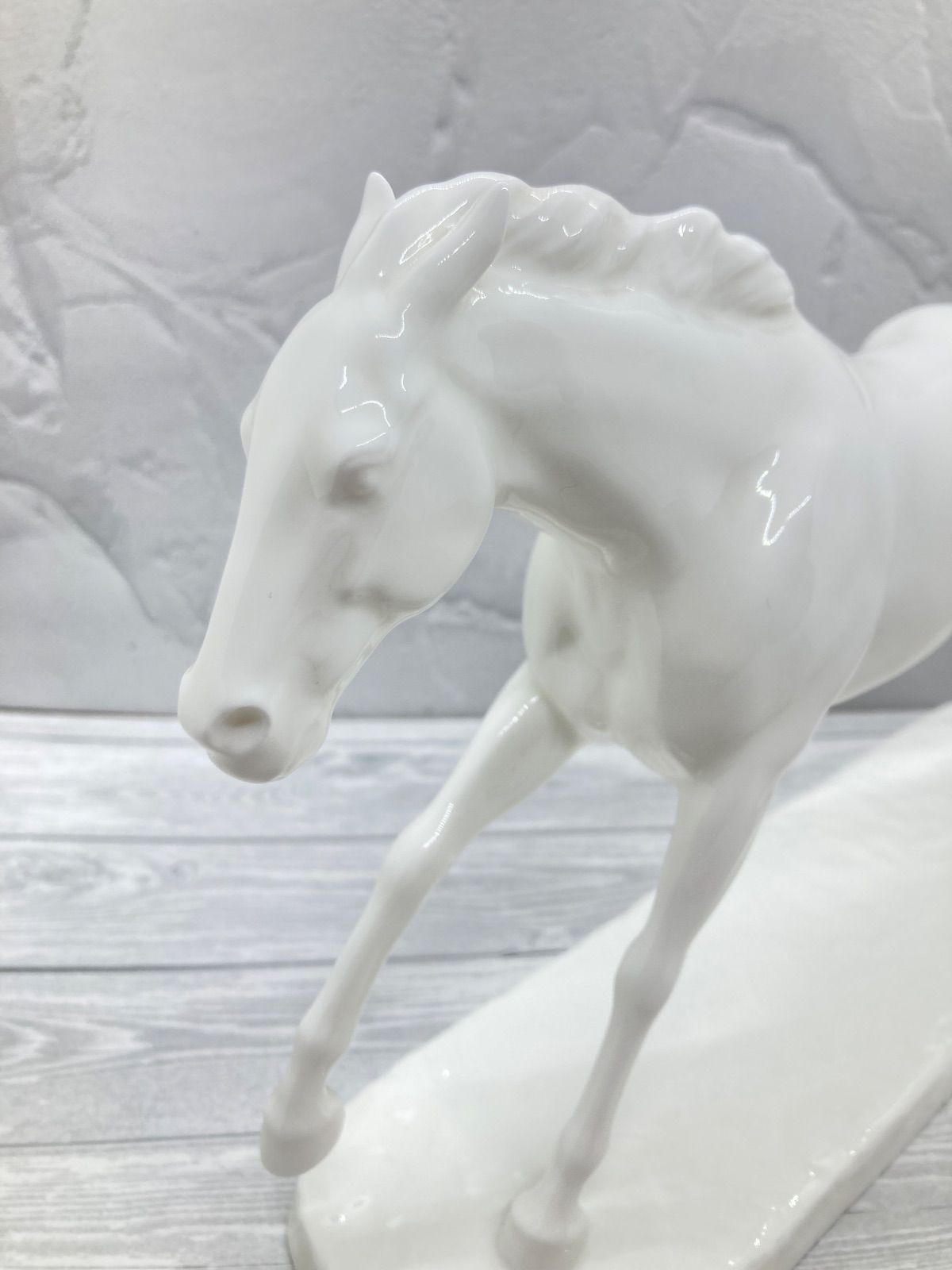 新品】希少品 ノリタケ スタジオコレクション 裸馬 馬 うま 置物