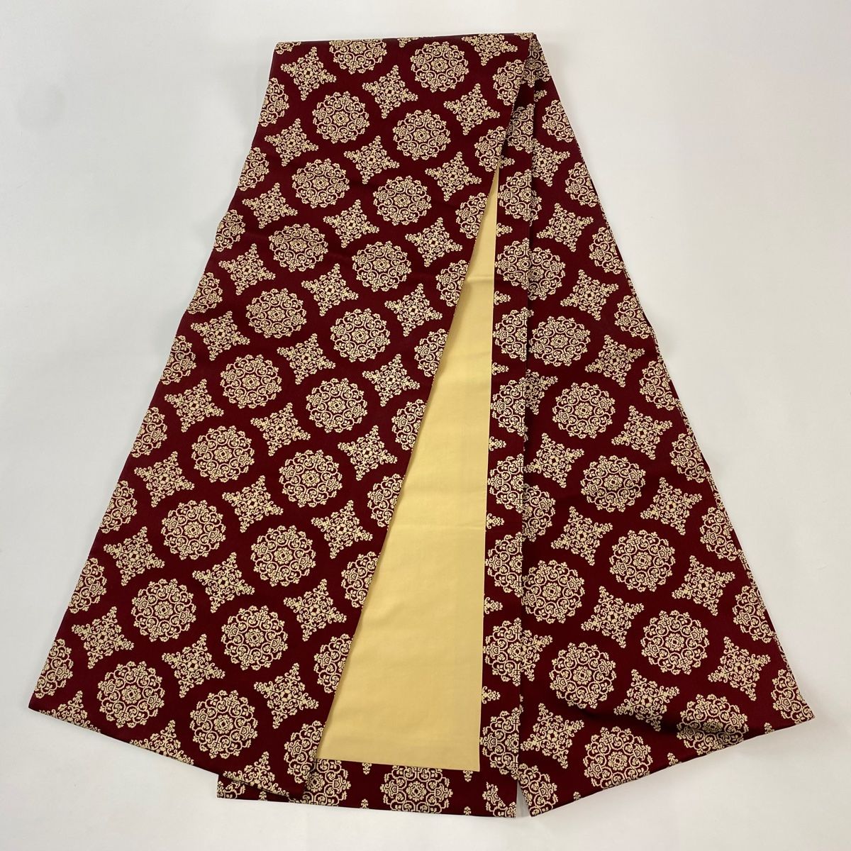 名古屋 正絹 リサイクル着物】名古屋帯 正絹 Sランク 小紫色（こむらさきいろ