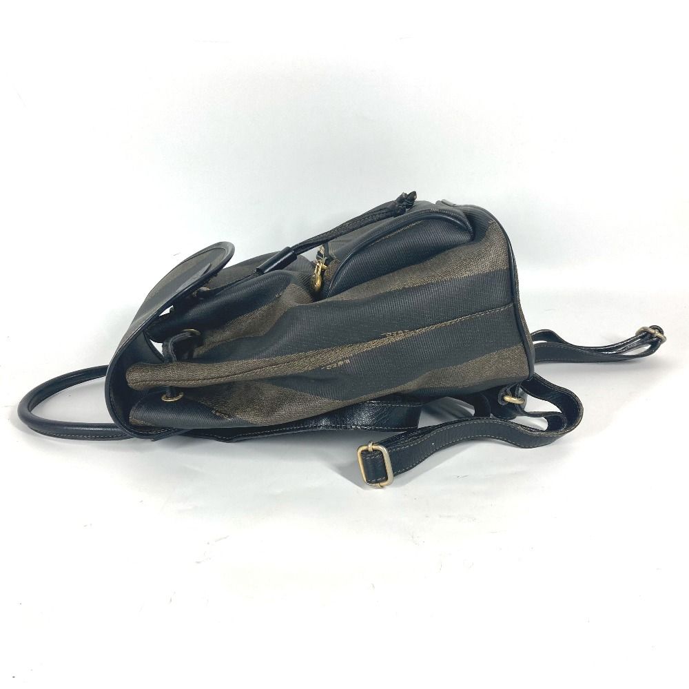 FENDI フェンディ リュックサック ペカン PVC/レザー - メルカリ