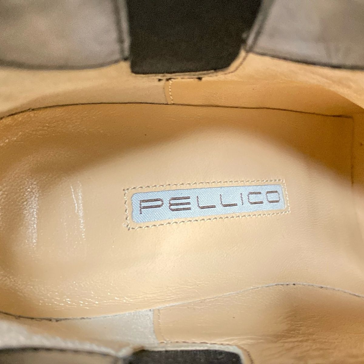 PELLICO ペリーコ ショートブーツ 36 レディース - 黒 サイドゴア レザー KIN-KAAI_COM