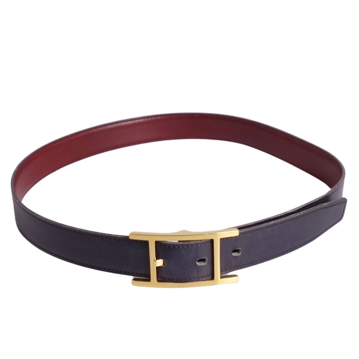 美品 Vintage エルメス HERMES 99年 ベルト レザーベルト アピ