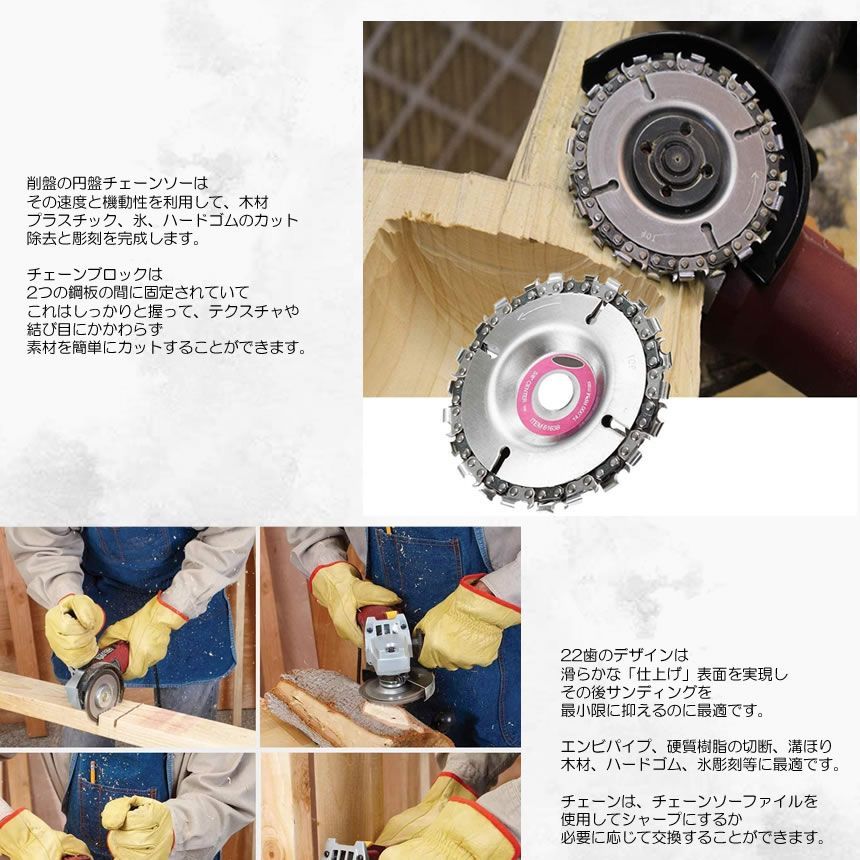 素材を簡単にカット】 グラインダー ディスクグラインダー 替え刃