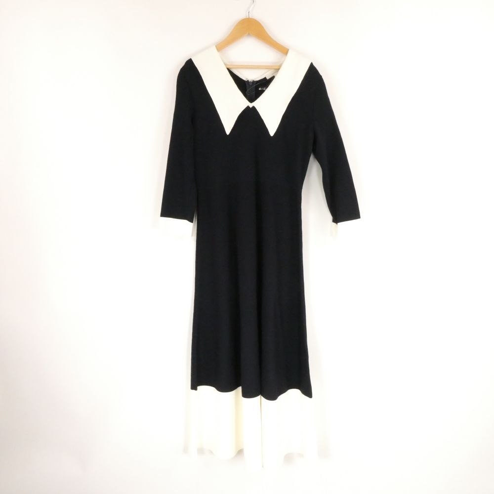 EPOCA エポカ M5J11-725-28 ワンピース 38 コットン他 ロング丈 七分袖 レディース AY7160A62