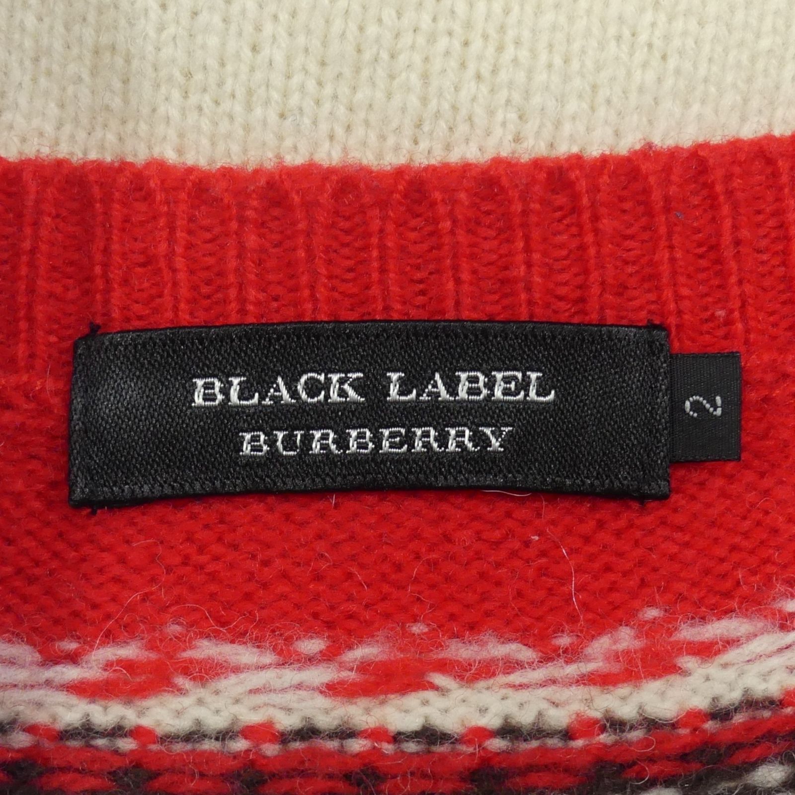 BURBERRY BLACK LABEL 廃盤 バーバリーブラックレーベル セーター 