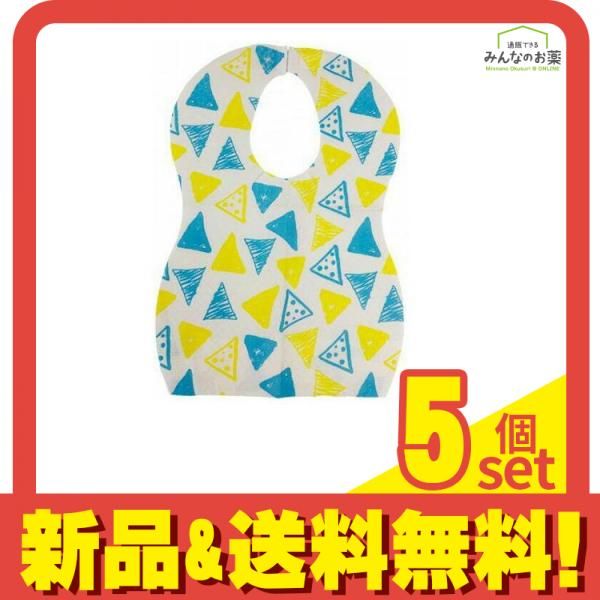 シンセーインターナショナル ベビーエプロン 50P 50枚入 (トライアングル) 5個セット まとめ売り