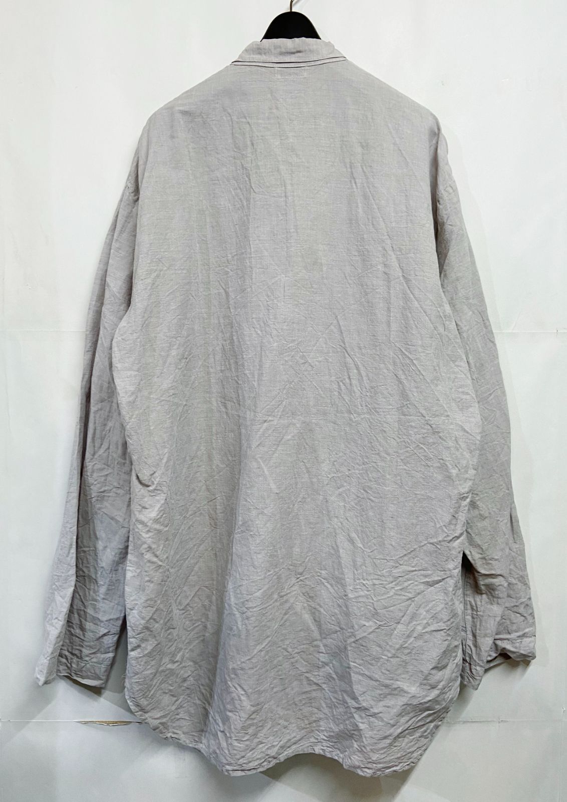 TENDER Co.｜テンダー TYPE WS420 LONG SLEEVE TAIL SHIRT コットン リネン 長袖シャツ