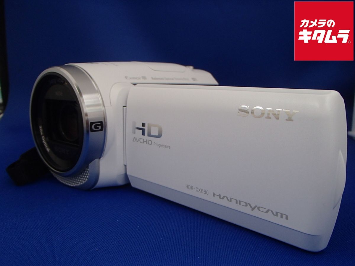 SONY HDR-CX680 デジタルHDビデオカメラレコーダーホワイト HDR-CX680 | デジタルビデオカメラ Handycam ハンディカム | ソニー