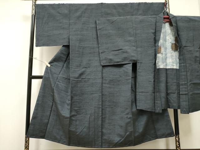 平和屋着物●男性　紬地　アンサンブル　霞文　正絹　逸品　未使用　CAAR7835hy 平和屋着物○男性 紬地 アンサンブル 霞文 正絹 逸品 未使用