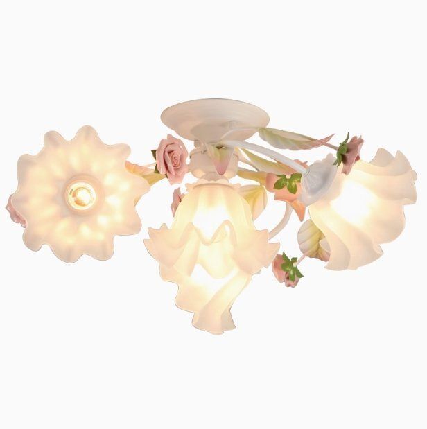 4灯薔薇シャンデリア