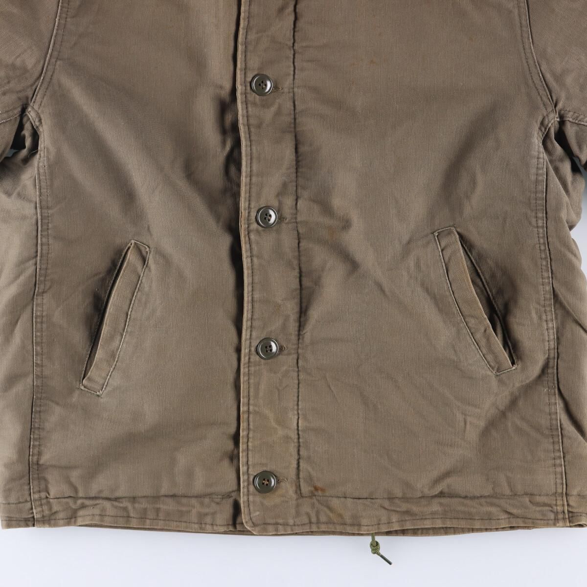 古着 民間品 60年代 N-1 ミリタリー デッキジャケット メンズL 