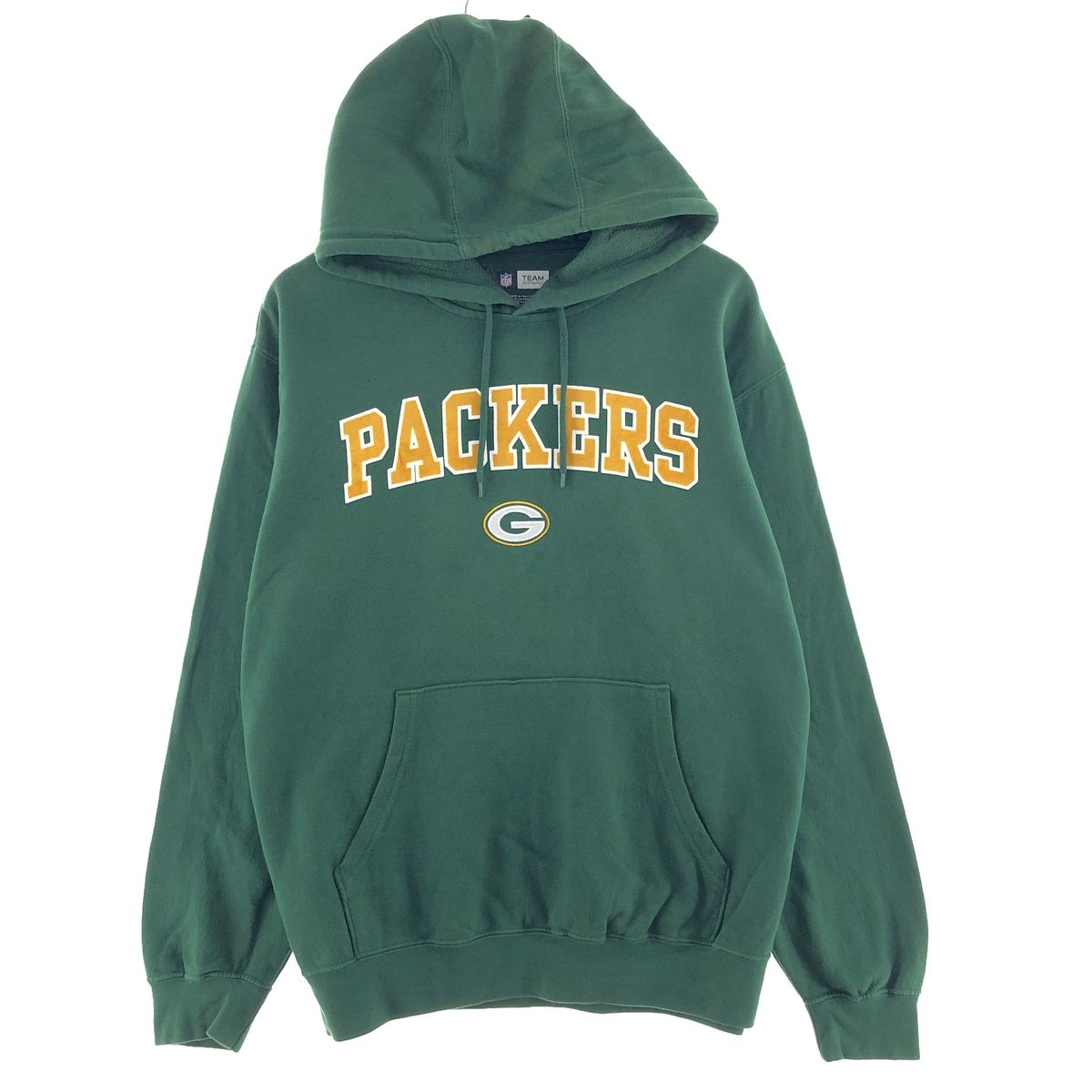 古着 NFL TEAM APPAREL NFL GREEN BAY PACKERS グリーンベイパッカーズ スウェットプルオーバーパーカー  メンズXL/taa001081 - メルカリ