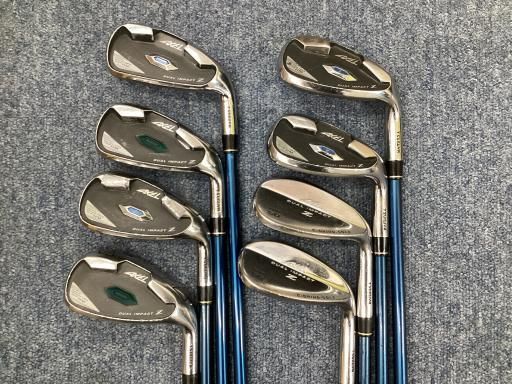 つるや アクセル AXEL DUAL IMPACT Z アイアン 10本セット つるや アクセル AXEL DUAL IMPACT Z アイアン 10本セット 中古