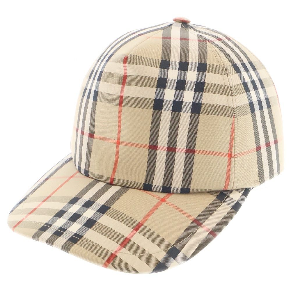 BURBERRY (バーバリー) ノバチェック ベースボールキャップ ベージュ 