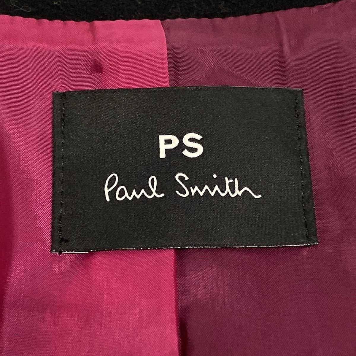 みくだ　Paul smith 冬用　コート　サイズ40 レディース PaulSmith(ポールスミス) Pコート サイズ40 L レディース - 黒