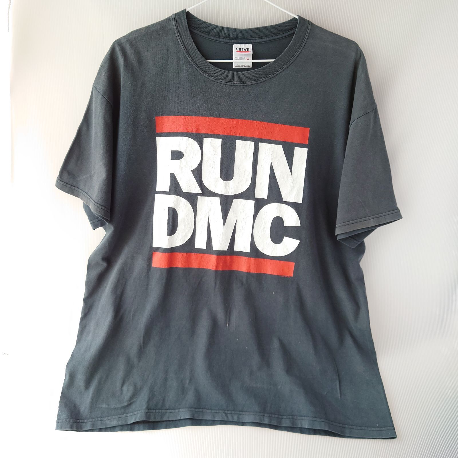 【US限定】RUN DMC ヴィンテージ風Tシャツ クロスカラーズ グリーン