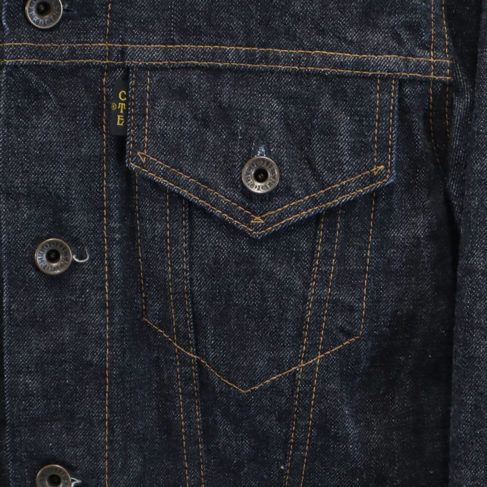 クーティープロダクションズ 日本製 デニムジャケット ネイビー系  