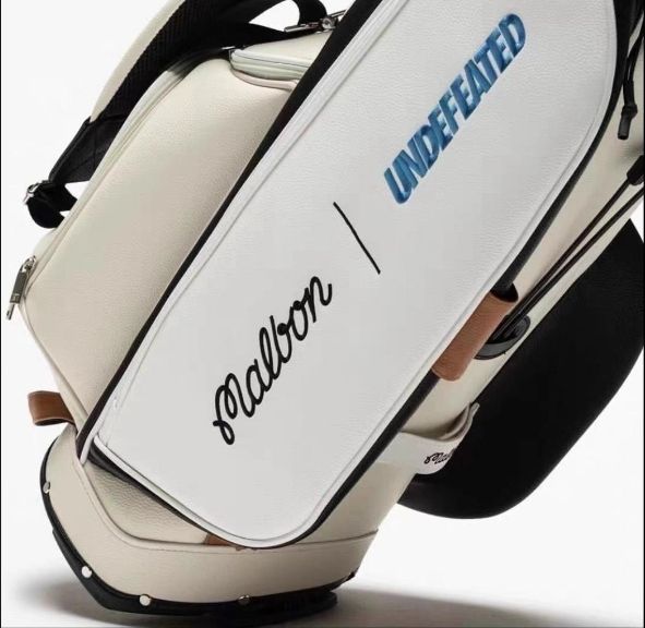 マルボンゴルフmalbon UNDEFETED キャディバッグ マルボン 白