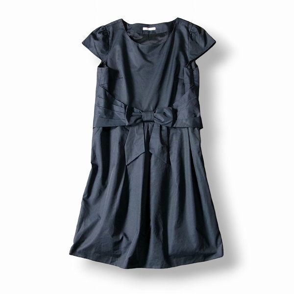 Rose Tiara ローズティアラ 大きいサイズ リボンワンピース 44F1206