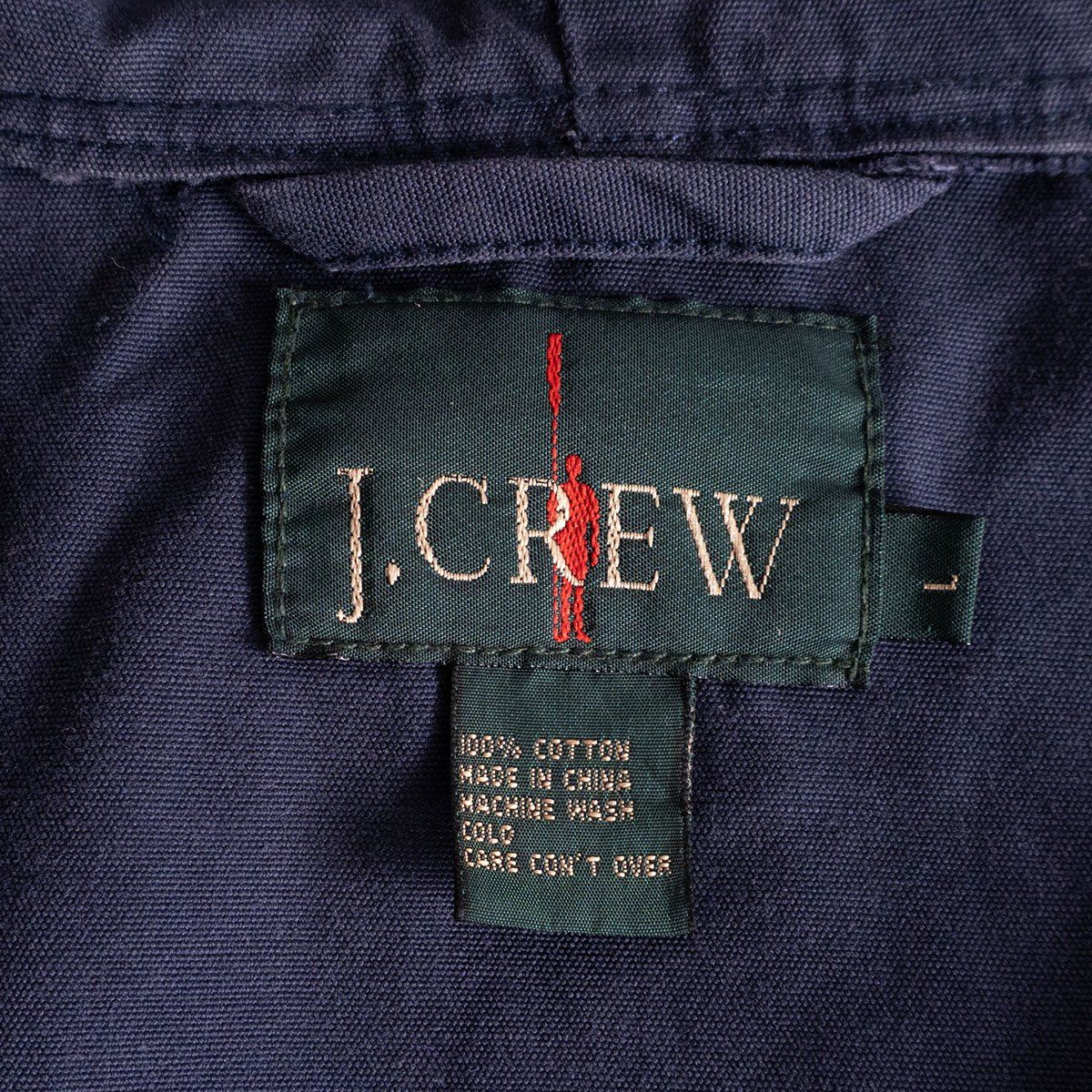90s】 J.CREW 【フーデッド フルジップ ジャケット】 L ジェイ