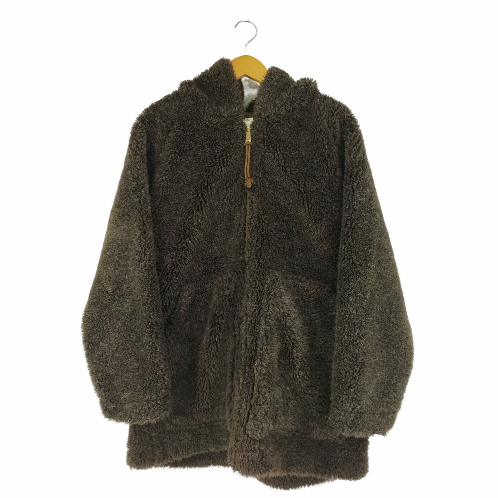 ユーズドフルギ USED古着 {{THE ORIGINAL}} 70s USA製 TALONジップ フェイクファージャケット メンズ JPN：S 
