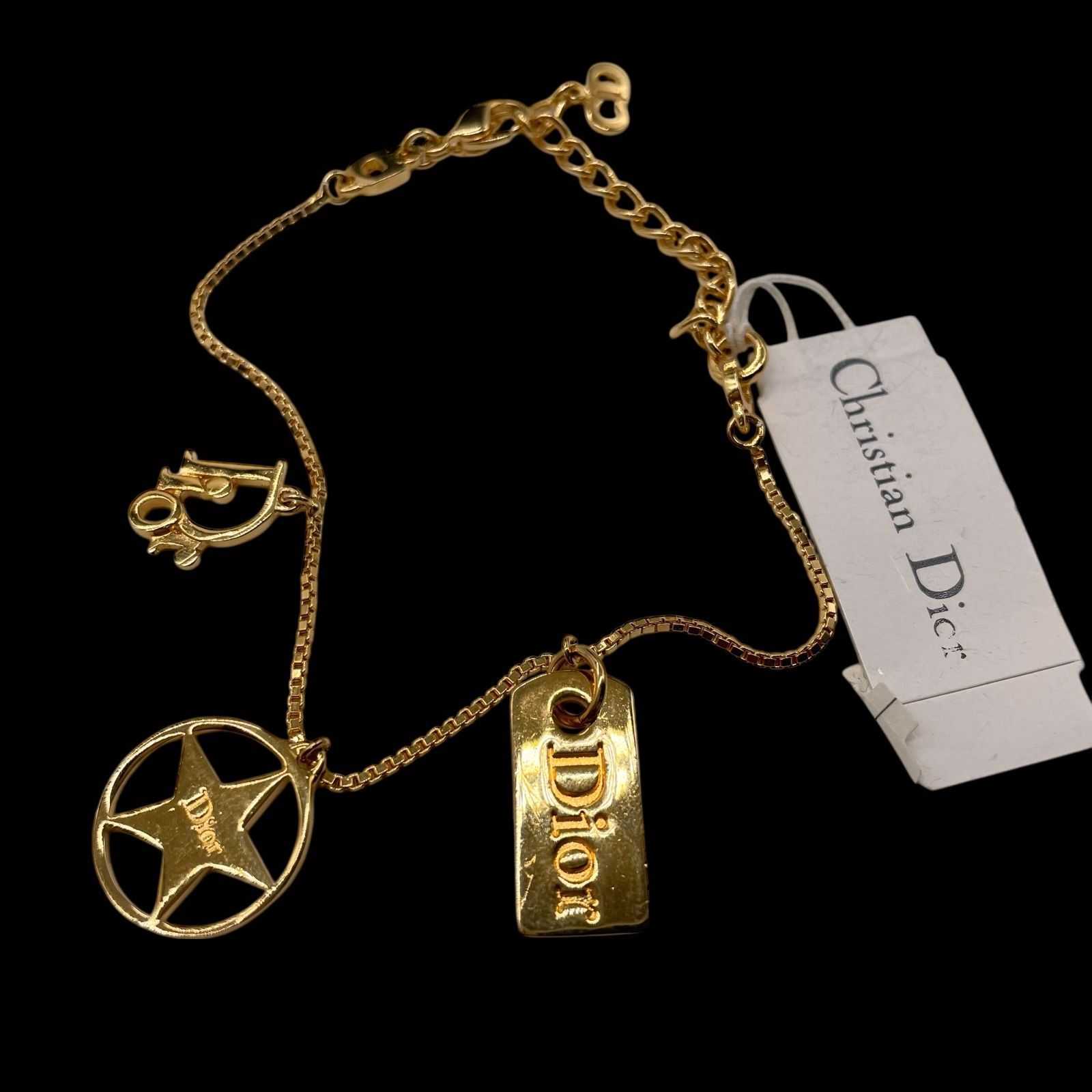 希少 タグ付き Christian Dior クリスチャン ディオール チャーム 