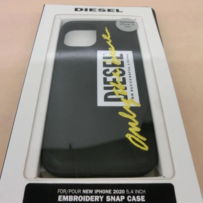 新品　箱付】Diesel ディーゼル/ロゴ iPhone 12 mini ケース