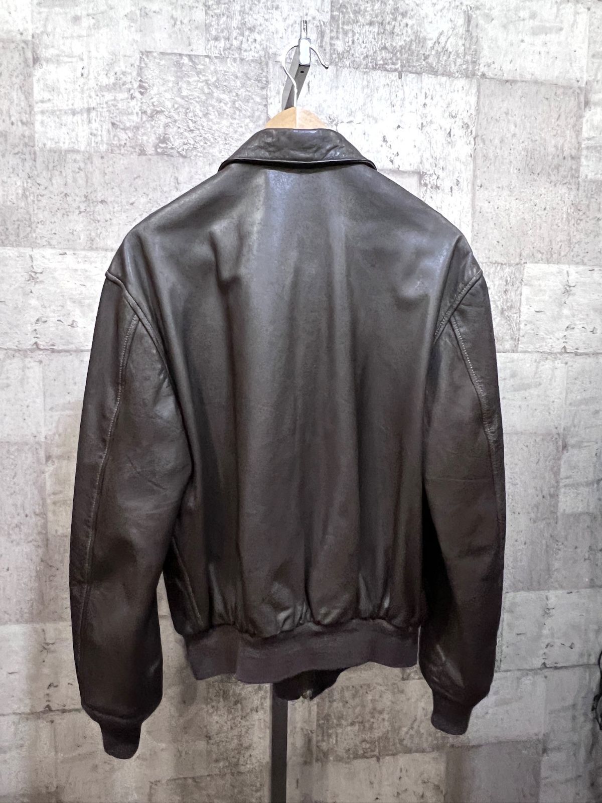 美品■COOPER フライトジャケット　A-2 山羊革　ゴートスキン　42 美品 USA製 COOPER ゴートスキン A-2 フライトジャケット 42 クーパー