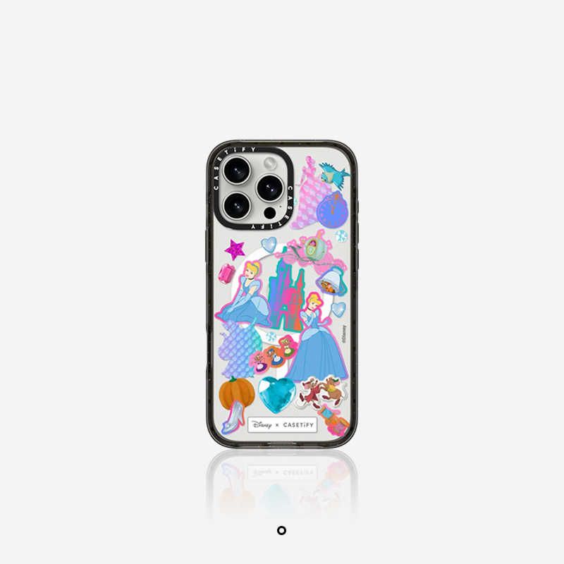 Disney x CASETiFY シンデレラプリンセス ステッカー オールオーバープリント  iPhone16ProMax/16Pro/15ProMax/14ProMax用 - メルカリ