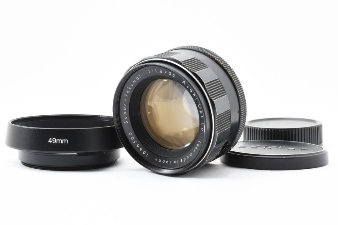 ☆前期型☆ Super Takumar 55mm F1.8 フード付 F0176 ☆前期型☆ Super Takumar 55mm F1.8 フード付 F0176 【公式通販】