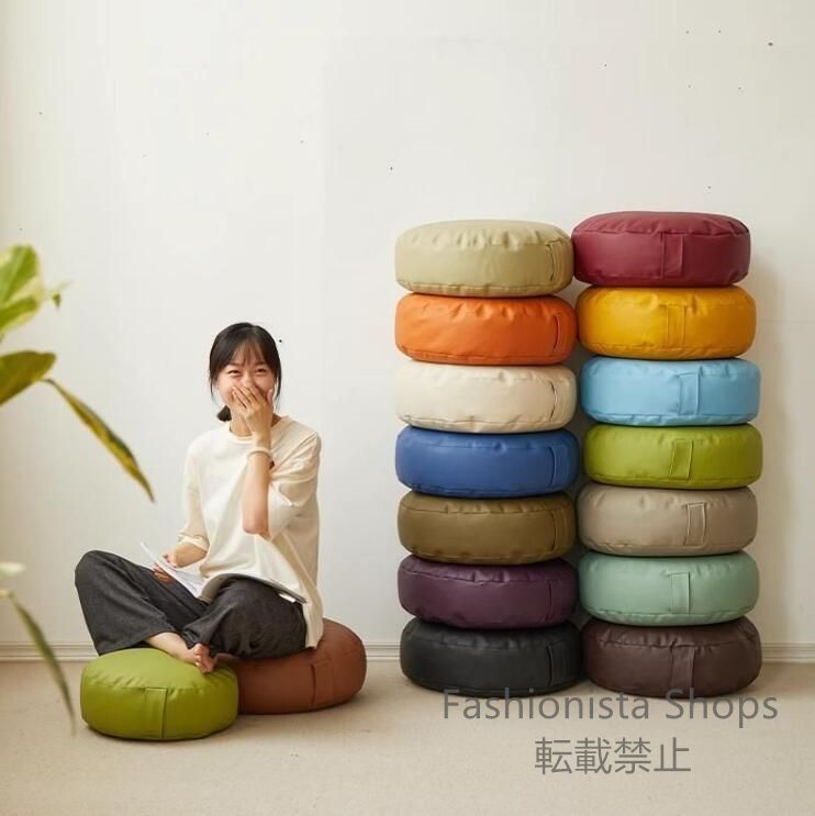 【新品未使用】畳 座布団 布団 怠け者簡素な座椅子 家庭用マット 大きい 厚い 汚れに強い防水バルコニー リビング座布団 クッション さまざまな色とスタイルの厚いクッション th cp27