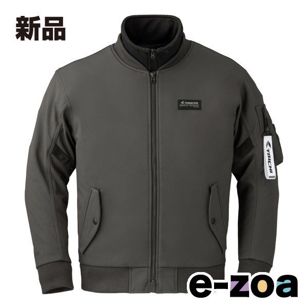 RS-Taichi アールエスタイチ バイク用 春夏 ソフトシェル フライト ジャケット ガンメタ|XLサイズ RSJ734GM01XL 2621630