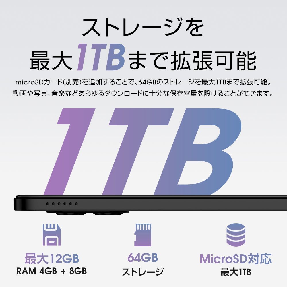 Android 14 タブレット 10インチ 12GB+64GB Wi-Fi - メルカリ