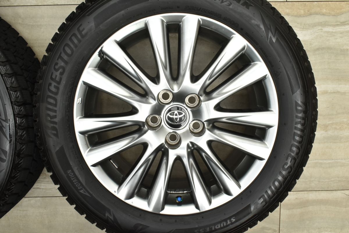 シオバリ溝 RAV4純正19インチアルミ×ブリザックDM-V3スタッドレス バリ溝 RAV4純正19インチアルミ×ブリザックDM-V3スタッドレス4