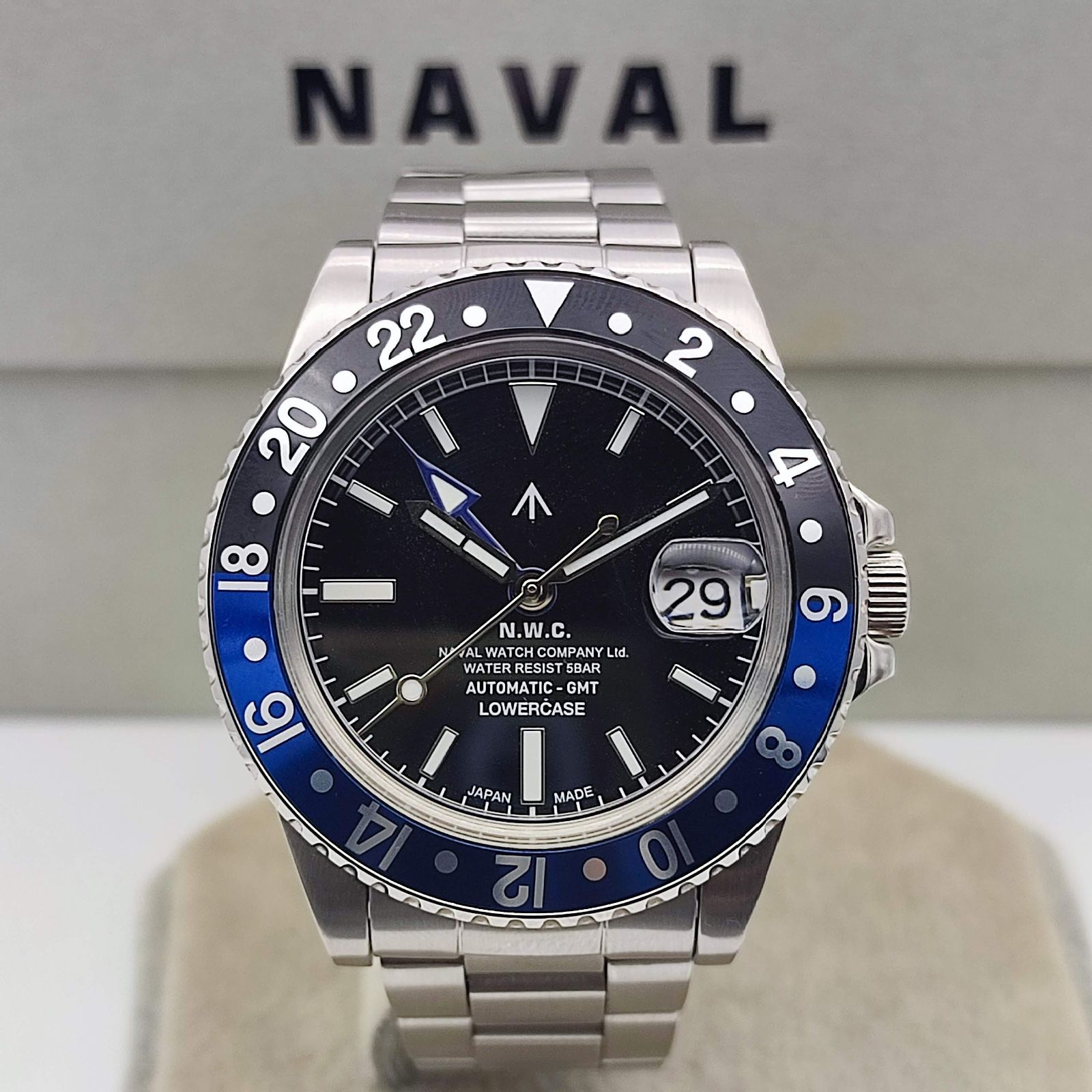 NAVAL ナバル FRX0005 自動巻き ブラックｘブルー