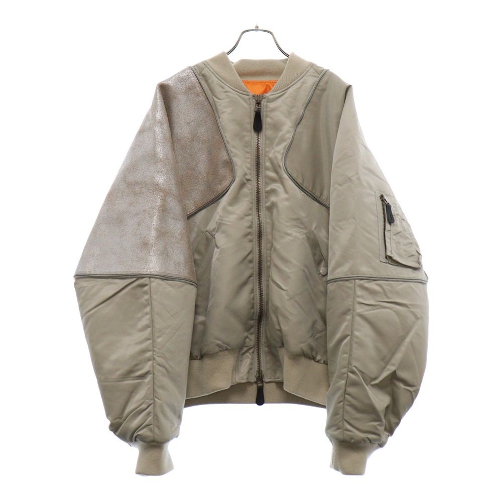 KAPITAL (キャピタル) Ma-1 Nylon X Crack Leather Siamese