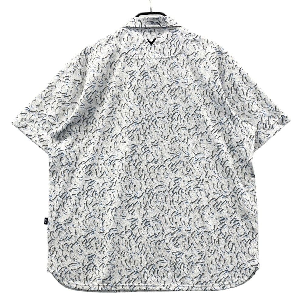 サイズ 3L CALLAWAY キャロウェイ モデル 半袖ポロシャツ 総柄 ホワイト系 240101520103 ゴルフウェア メンズ ストスト