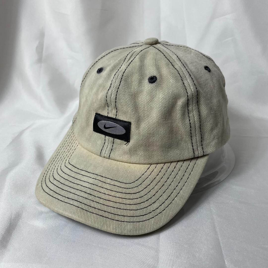 90’s NIKE ヴィンテージ フェード キャップ NIKE - 90s NIKE ナイキ ヴィンテージストラップバックキャップ